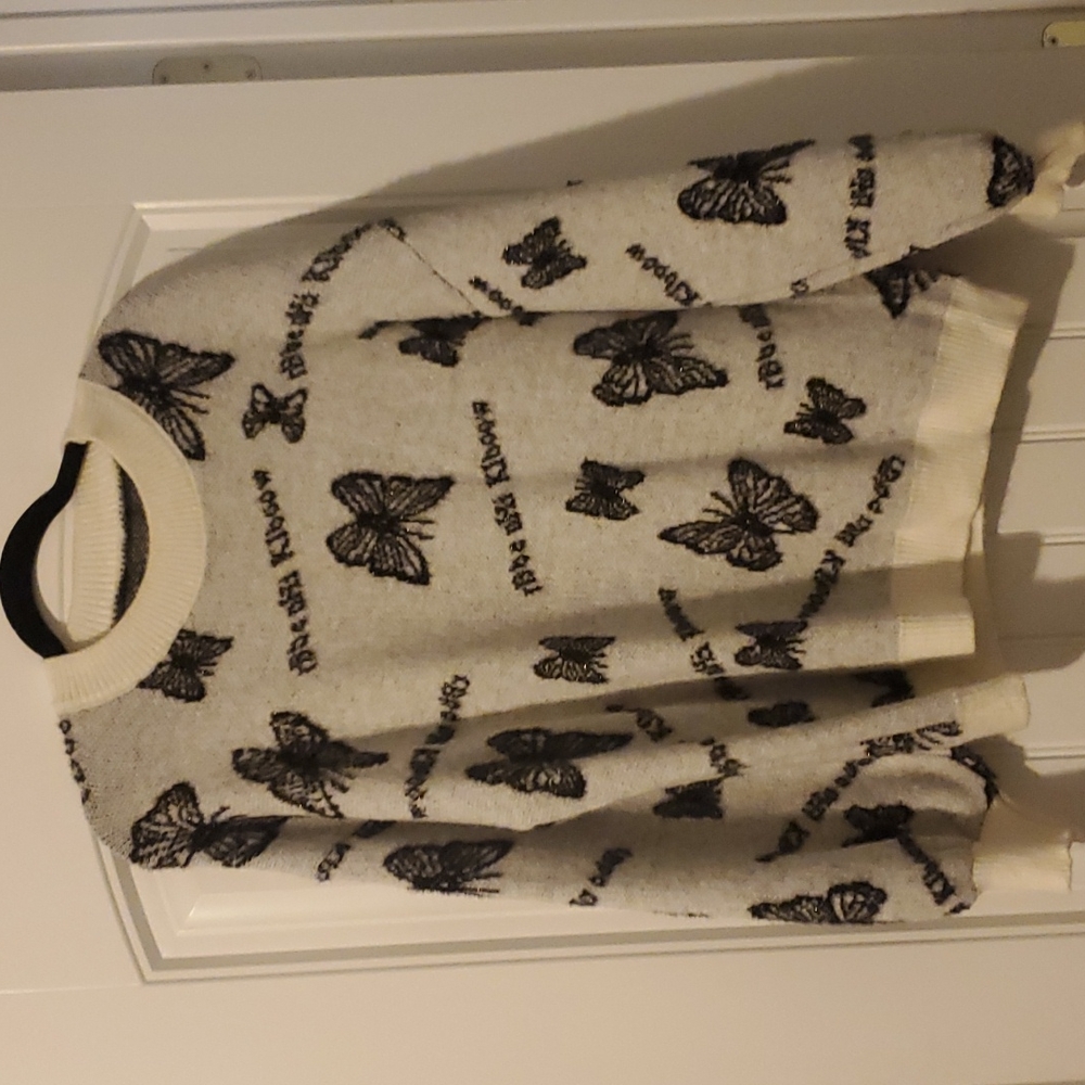 Soft oversized butterfly sweater